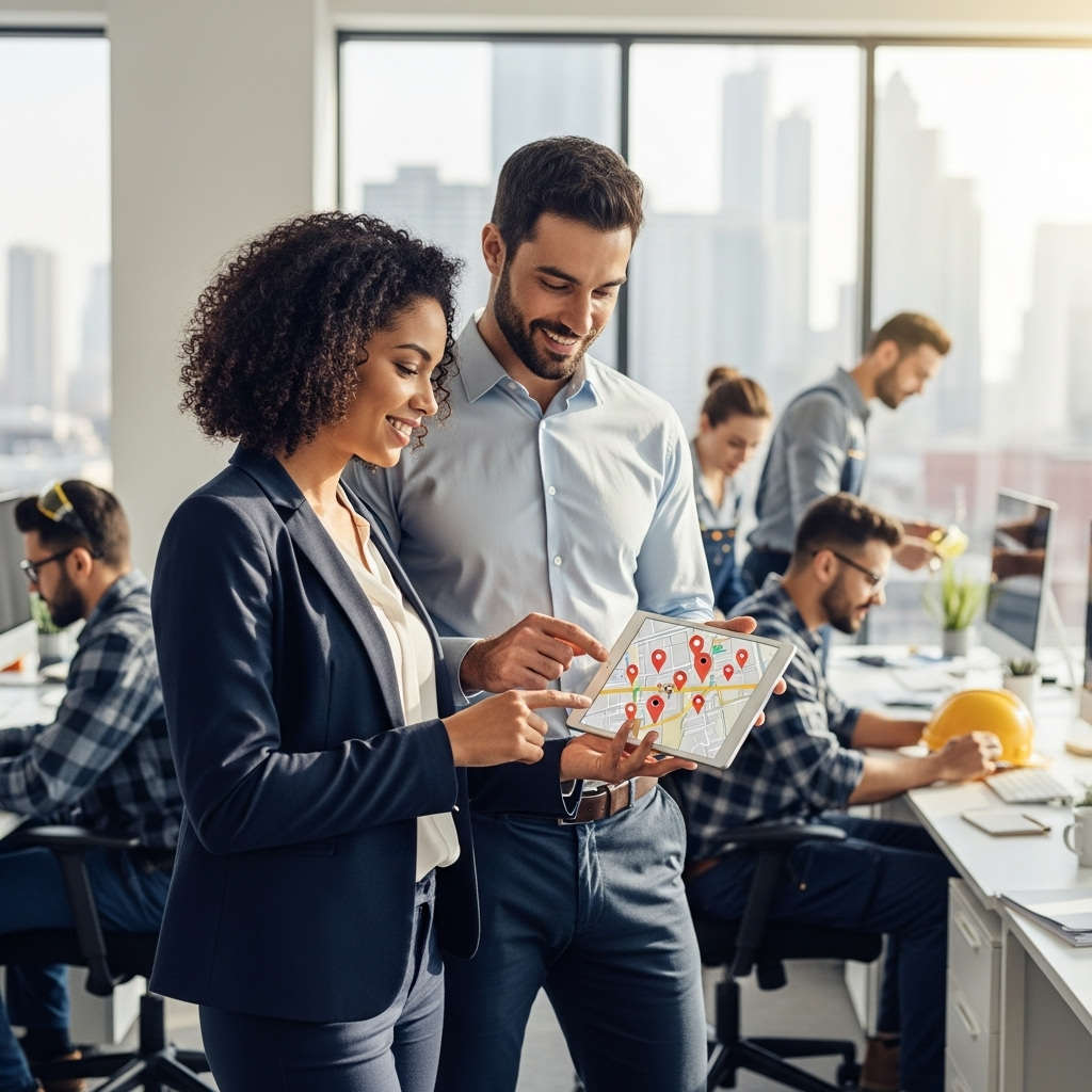 Business professionals using Local Tenders platform